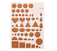 Milisten Gabarit de Quilling en Liège Indéformable, Planche à Fentes pour Papier, Outil Léger et Réutilisable pour Loisirs Créatifs, Kit de Quilling Débutant et Avancé, Accessoires Précis