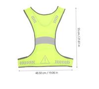 Milisten Gilet Sécurité Réfléchissant Haute Visibilité pour Hommes et Construction Veste Cyclisme et Course Nocturne Protection Confortable et Respirante Jaune Fluorescent