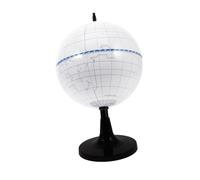 Milisten Globe Vierge à Peindre Modèle Décoratif Stable pour Loisirs Créatifs et Apprentissage Géographique Globe DIY Réutilisable pour Décoration et Enseignement