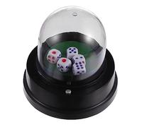 Milisten Gobelet à Dés Électrique pour Fête Gobelet à Rouleaux Automatique avec 5 Dés