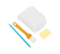 Milisten Gobelets Fendus en Silicone 500 Ml avec Poignée, Set de 4 Pièces pour Verser Peinture et Résine Époxy, Tasses Doseuses Multifonctions pour Loisirs Créatifs et Mélange de Pigments