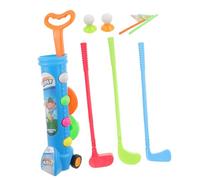 Milisten Golf pour Tout Petits avec Accessoires et Surface Lisse Éducatif Extérieur pour Garçons et Filles Jeu Plein Air pour Développer Imagination et Patience