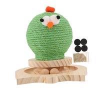 Milisten griffoir pour Chat égratignure de Chat mangeoire Puzzle Chat Stylo Chat Interactive Cat Toy Arbres à Chat Adorable pour Chat pour Chat résistant à l'usure sisal Green