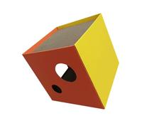 Milisten Griffoir pour Chaton en Sisal Épais, Maison Cube 32x32x32 Cm, Jouet à Griffer Intérieur pour Chats, Accessoire Solide et Stable, Adapté pour Chats D’intérieur