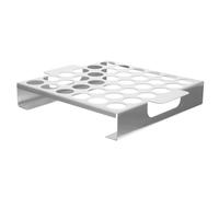 Milisten Grille De Cuisson pour Piments en Acier Inoxydable 36 Trous Accessoire pour Barbecue Robuste pour Rôtir Poivrons Compatible Grill Et Four Outil De Cuisson Solide