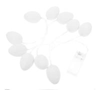 Milisten Guirlande Lumineuse à Piles 1,5 M 10 LED Œufs Éclats D’œuf Craquelés, Lumière Froide, Décoration Pâques, Mariage et Chambre, Éclairage Décoratif Créatif et Portable