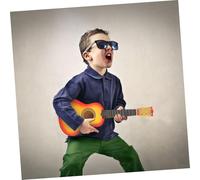 Milisten Guitare Musicale pour Garçon Fille Instrument Déveil Précoce Design Réaliste Éducatif Garçon Fille Développement de Lintérêt Musical