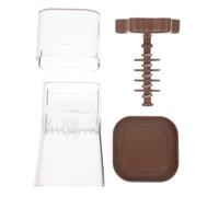 Milisten Hachoir Manuel en Abs pour Noix et Cacahuètes, Broyeur Alimentaire Portable, Presse-purée Compact pour Chocolat et Fruits Secs, Ustensile Cuisine Pratique pour Maison, Facile