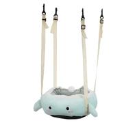 Milisten Hamac pour Chat Suspendu Petit Format en Peluche Douce Respirante Lit Confortable et Léger pour Chat D’intérieur Nid Douillet Portable Maison et Voyage Hamac pour Cage