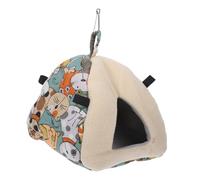 Milisten Hamac pour Cochon d'Inde Literie Maison Nids Cage Cochon d'Inde Oiseau Lit Hérisson Tente Cabane à Chinchillas Tunnel De Cachette De Cobaye Éleveurs Gerbille Lapin Rat Coton