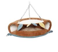 Milisten Hamac Suspendu pour Petit Animal Lit Douillet et Chaud pour Hamster Écureuil et Rongeur Confortable et Léger pour Repos Hauteur Hiver