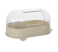 Milisten Hamster Bath Box De Bain pour Hamster Cute Récipient De Sable Pratique pour Animaux De Compagnie Design Ouvert pour Nettoyage Facile De Bain Joyeux pour Petits Animaux