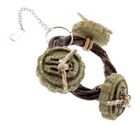 Milisten Hamster Guinée Pig Dent Enrichissement Cochon Rongeur Petit clapier à mâcher Lapin Accessoires de Lapin pour Lapins d'intérieur de Hamster en Bois