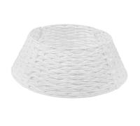 Milisten Handwoven Christmas Tree Foot Fence Basket Minimalist Tree Skirt for Decorative Base Cover for Festive Garden and Holiday Decoration