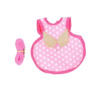 Milisten Harnais De Ménage pour Poulet Gilet Portable Adorable Laisse Décorative Accessoire pour Animaux De Compagnie