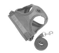 Milisten Harnais pour Chat Et Chien Petit Ensemble Harnais Et Laisse Réglable Gilet Confortable avec Système Anti-Fugue pour Chaton
