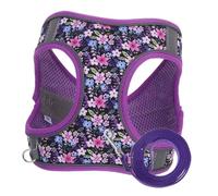 Milisten Harnais pour Chiot et Laisse Gilet Ajustable pour Petit Chien Harnais de Poitrine avec Corde de Promenade