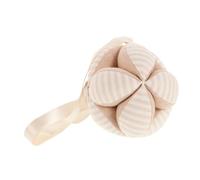 Milisten Hochet en tissu attrapant la balle à la main hochet de dentition bébé ballon de main de bébé ballon d'activités pour bébé jouets sensoriels pour bébé boules de bébé coton Beige