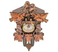 Milisten Horloge à Coucou Murale Traditionnelle de Maison d'Oiseau pour Décoration Intérieure Salon et Chambre