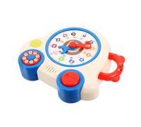 Milisten Horloge Interactive pour Enfants Éducatif Apprentissage Automatique pour Enfants Horloge Amusante Cognitif Horloge Colorée en Plastique