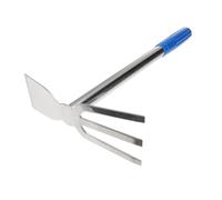 Milisten Houe De Jardin Acier Inoxydable Outil Manuel pour Biner Désherber Et Ameublir Le Sol Adapté pour Repiquage Culture Et Désherbage des Légumes Et Fleurs Outil Jardinage Pratique pour