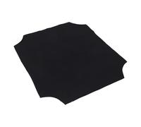 Milisten Housse Amovible pour Lit Surélevé Chien L 71x61 Cm Tissu Noir Épais Lavable en Machine Housse de Rechange pour Panier Chien Usage Intérieur et Extérieur Toutes Saisons