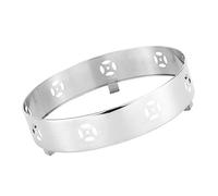 Milisten Housse de Poêle à Feu en Acier Inoxydable Pare-Brise Coupe-Vent d'Énergie Accessoire Cuisine 1 Pièce pour Cuisinière à Gaz Utilisation en Extérieur Cuisson