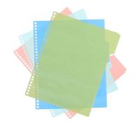 Milisten Intercalaires de Cahier en Plastique Détachables, Lot de 4 Pièces, Onglets Faciles à Gérer, pour Carnets Rigides et Classeurs Scolaires