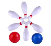 Milisten Jeu de Bowling Coloré pour Garçon Fille Kit de Quilles Intérieur et Extérieur avec Quilles et PU Sécurisé pour Activités des