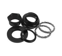 Milisten Jeu De Direction à Roulements Vélo 30mm, Ensemble Cuvettes Métal Noir, Roulement Fourche Solide, Remplacement Potence Vélo Vintage, Accessoires Cyclisme pour Route Et Montagne