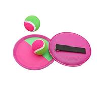 Milisten Jeu de Plein Air avec Balle à Ventouse Adhésive Set de Balles Souples Interactif pour Garçon Fille et Adultes et Facile à Transporter