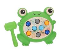 Milisten Jeu De Table Amphibien Jouet Taupe Jeu Wackamole Activité Parent-garçon Fille pour Développement Sensoriel Jouet Marteau pour Tout-Petits