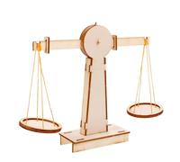 Milisten Jeu Éducatif Bois DIY Balance à Assembler pour Garçon Fille Scientifique Interactif Développement des Compétences et Exploration Scientifique pour Garçons et Filles