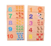 Milisten Jeu Éducatif Mathématique Puzzle Chiffres pour Garçon Fille Ans Pédagogique Montessori pour Apprentissage Préscolaire et Maternelle Outil Interactif pour Compter et Développer Les