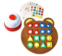 Milisten Jeu Éducatif Précoce de et Reconnaissance des Couleurs pour Tout Petits Sensoriel Forme Géométrique Développement Motricité Fine et Apprentissage Ludique