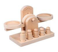 Milisten Jouet à Balance en Bois pour Garçon et Filles Éducatif 1 Ensemble Mathématique Montessori 3 Ans et Plus Apprentissage Précoce Jouet d'Équilibre
