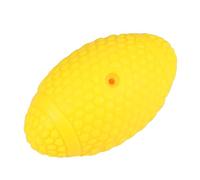 Milisten Jouet à Mâcher Forme De Ballon De Rugby pour Chiens Jouet Éducatif Flexible pour Nettoyage des Dents Jeu Maison Jaune