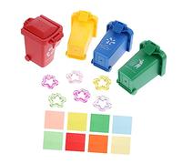 Milisten Jouet Éducatif Interactif pour Perroquets Tri De Couleurs, Matériau Sécurisé Et Stimulant, Ensemble 4 Pièces, Jeu D’entraînement Mental pour Oiseaux De Compagnie