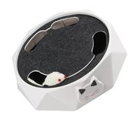 Milisten Jouet Interactif pour Chat Électrique à Batterie Stimule Instinct De Chasse pour Intérieur Améliore Curiosité