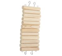 Milisten Jouet Multifonctionnel Bois pour Hamster Échelle Et Barrière Bois pour Cage Accessoire De Jeu Amusant pour Animaux De Compagnie