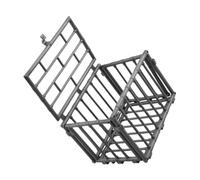 Milisten Jouets De Clôture De Ferme Cage Maison De Hamsters Toys du Refuge De Hamster pour Hamster Accessoires D'habitat De Hamster D'activité des Petits Animaux Gris Plastique
