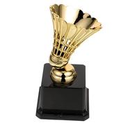 Milisten Jouets Trophée du Match De Badminton Mini Trophées en Modèle De Trophée Dor Trophée atif Médailles Gagnantes Trophée en Trophée du Concours Remise Délicat Plastique Prix