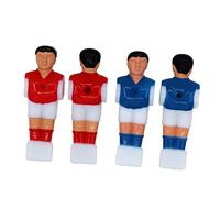 Milisten Joueurs de Baby-Foot en Plastique 4 Pièces pour Tiges Standard, Accessoires de Remplacement pour Jeu de Football de Table, Différentes Couleurs Disponibles Couleur Aléatoire