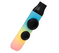 Milisten Kazoo Professionnel Portable Abs Instrument Musical et Facile à Apprendre pour Garçon Fille Accompagnement Guitare Ukulélé Design Compact avec Membrane Sonore