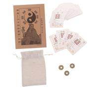 Milisten Kit Complet de Divination I Ching avec Cartes Hexagrammes et Chinoises Guide Dinstruction Détaillé pour Apprentissage Unique et Succès pour Culture Chinoise et Collection