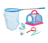 Milisten Kit d'Attrape-Insectes pour Garçon et Filles 5Pcs avec Loupe Outils d'Observation Naturelle Activités Extérieures Exploration pour Garçons et Filles de 3 à 12 Ans
