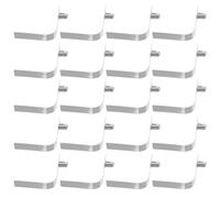 Milisten Kit de 20 Connecteurs en Fer pour Auvent 4 Pieds Accessoires de Réparation Robustes pour Structure D’Ombre Extérieure Joints D’Angle Solide pour Toile de Canopée de Jardin