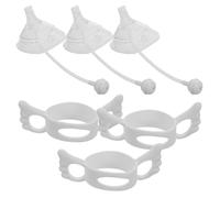 Milisten Kit de conversion pour gobelet à bec verseur - Biberon en silicone avec poignées et bec verseur en silicone - Kit de transition pour gobelet à amovible avec poignées pour