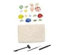 Milisten Kit de Fouille Archéologique Jeu Éducatif DIY pour Garçon Fille Exploration de Gemmes et Fossiles Développement Motricité et Coordination Cadeau Créatif pour Garçons et Filles