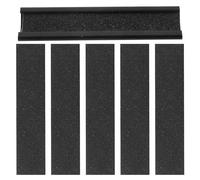 Milisten Kit de Réparation pour Queues de Billard 1 Outil Façonnage Bambou et 5 Feuilles Abrasives Accessoire de Polissage Précis pour Embouts de Queue Noir Entretien Solide pour